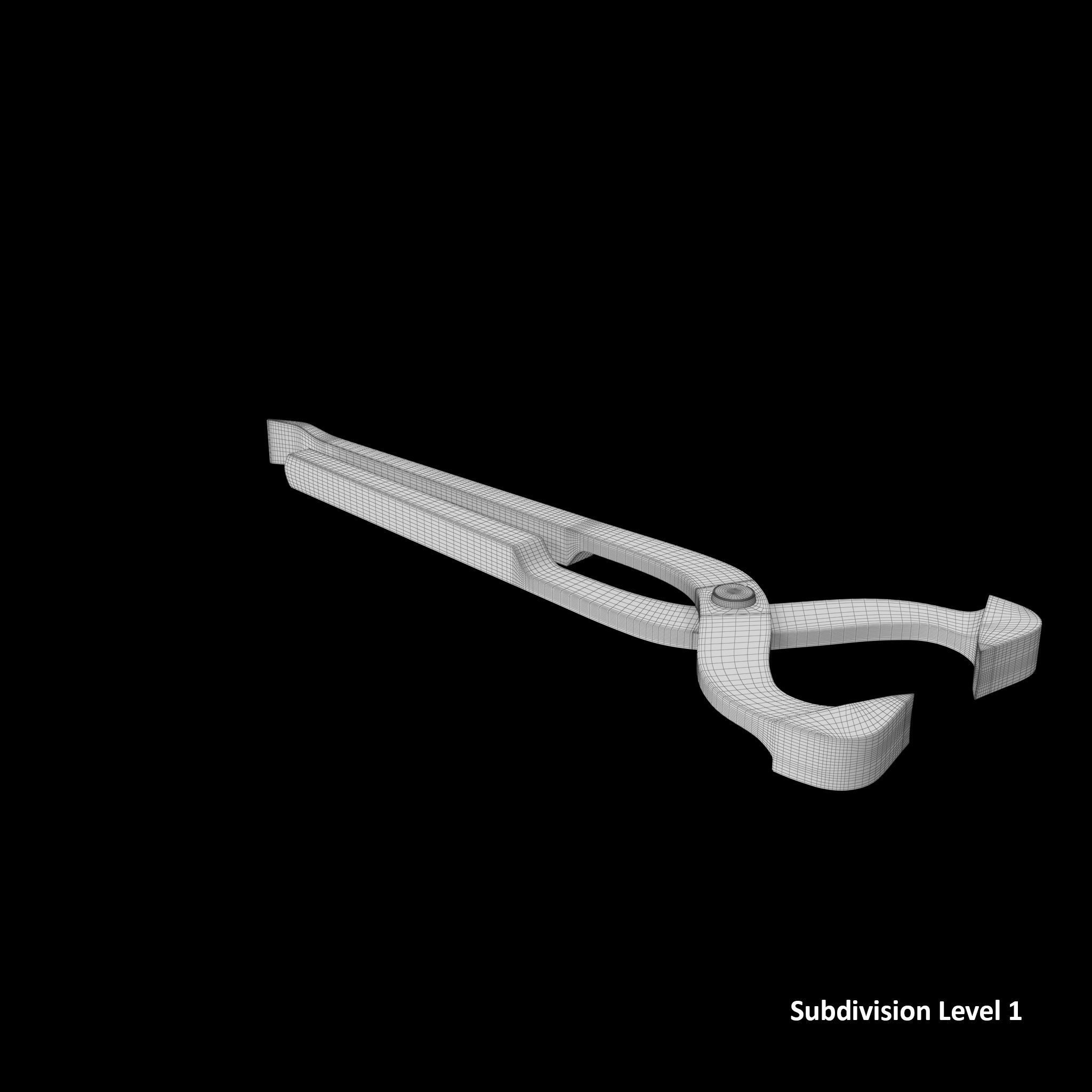 Tool Grease and Dust Cap GCP10 Low-poly 3D model_13