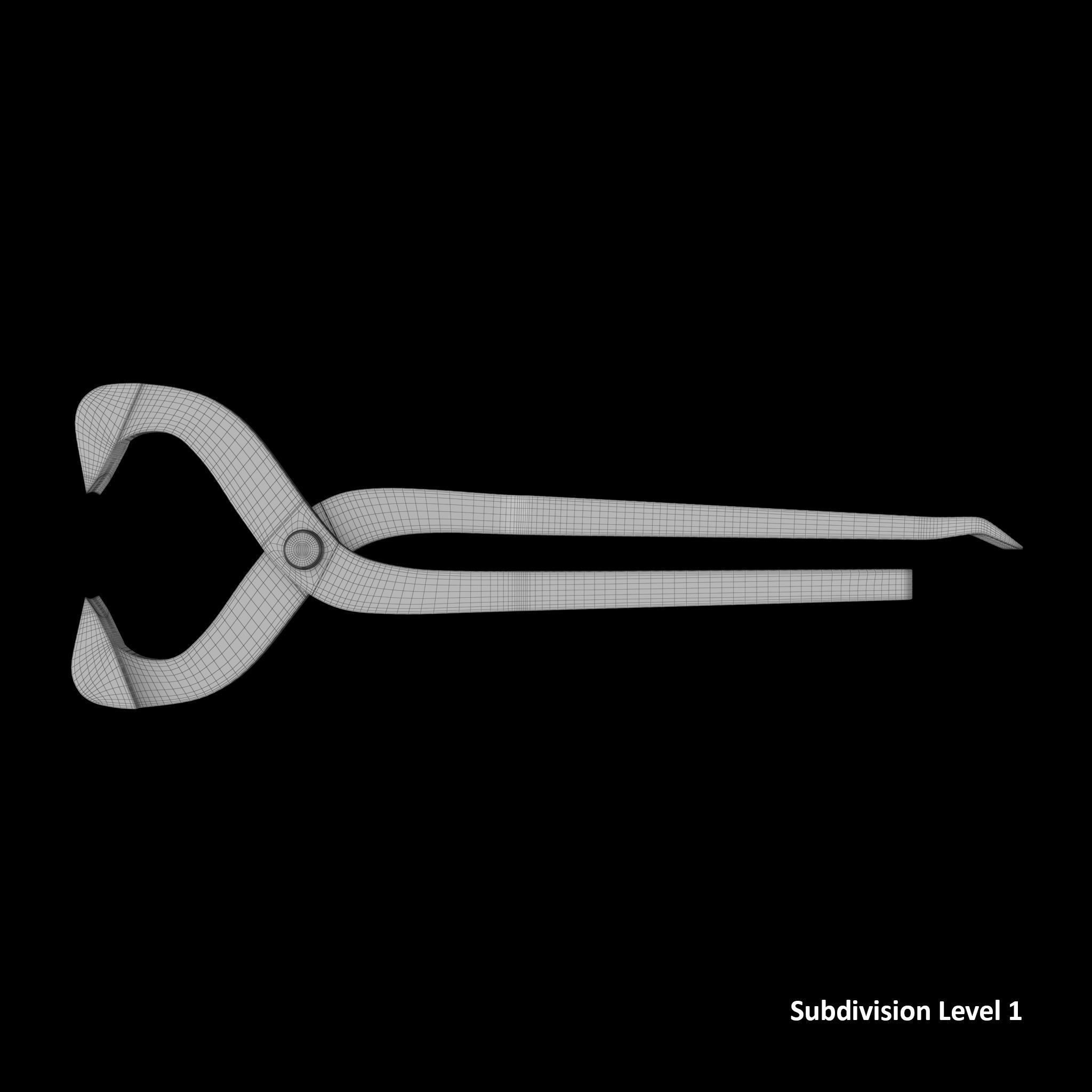 Tool Grease and Dust Cap GCP10 Low-poly 3D model_23