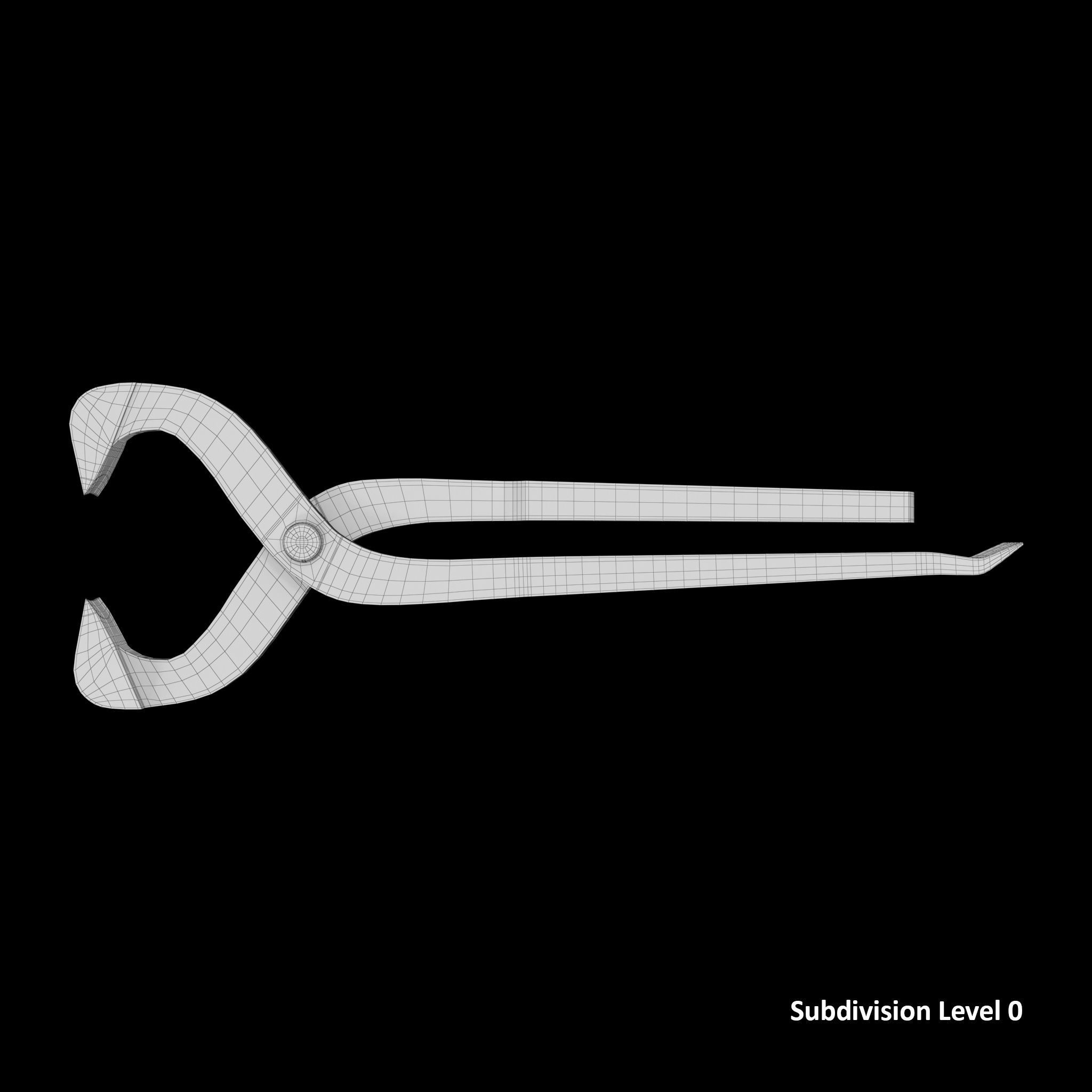 Tool Grease and Dust Cap GCP10 Low-poly 3D model_8