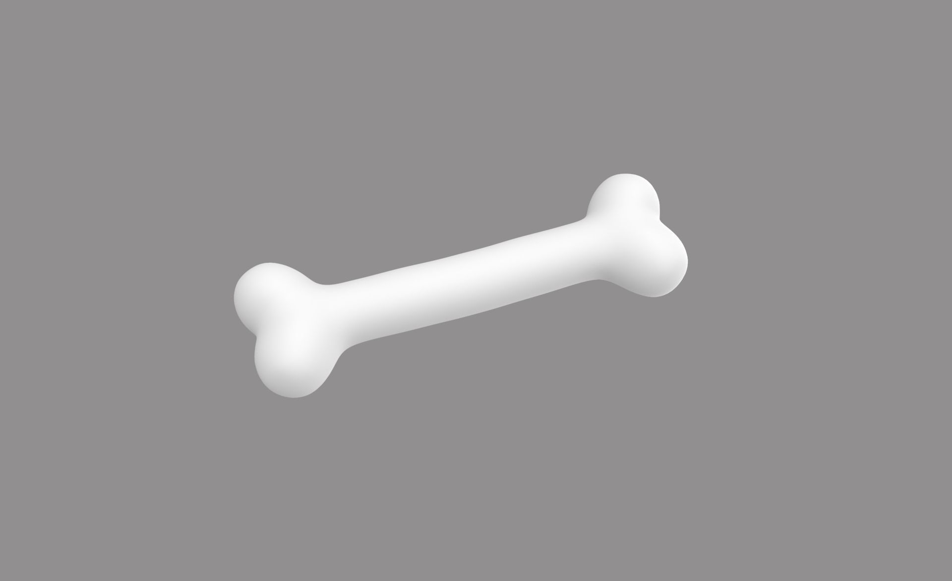 Prop34 Dog Bone Low-poly 3D model_1