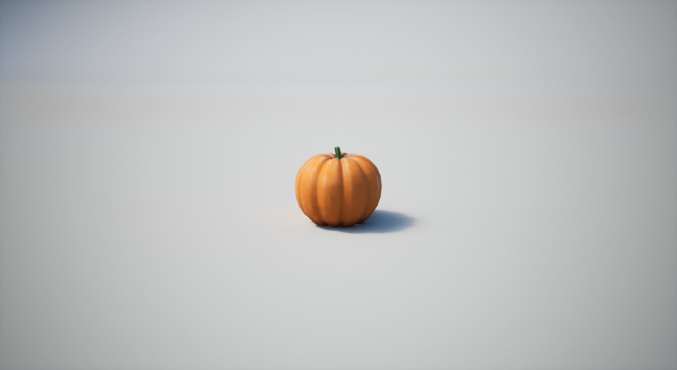 Pumpkin Low-poly 3D model_8