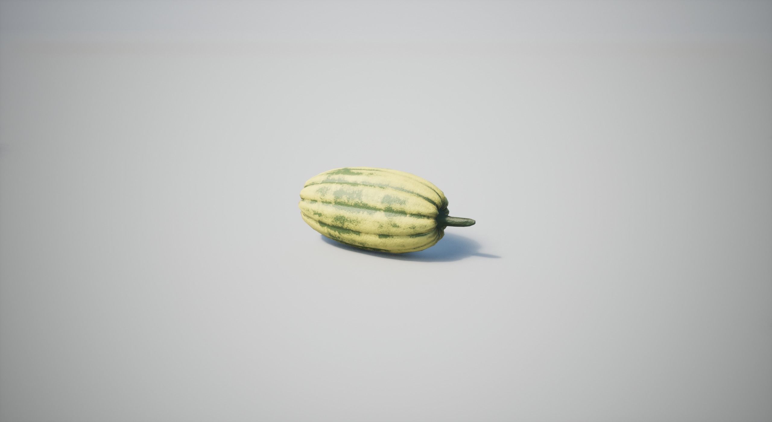 Squash Low-poly 3D model_3