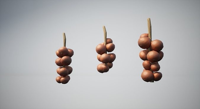 Onion Low-poly 3D model 2