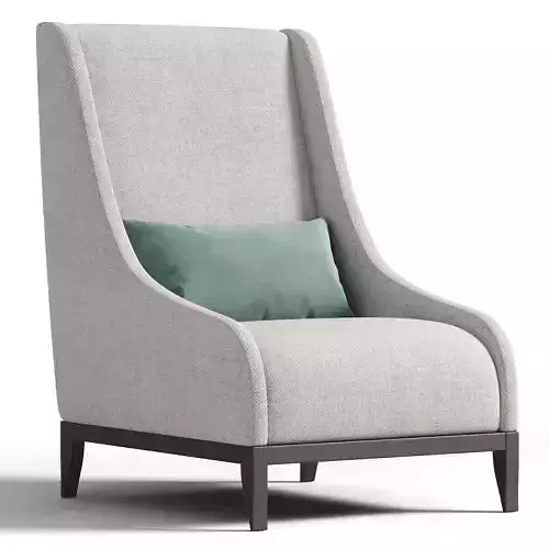 MOHOKO Armchair By CAZARiNA 3D model