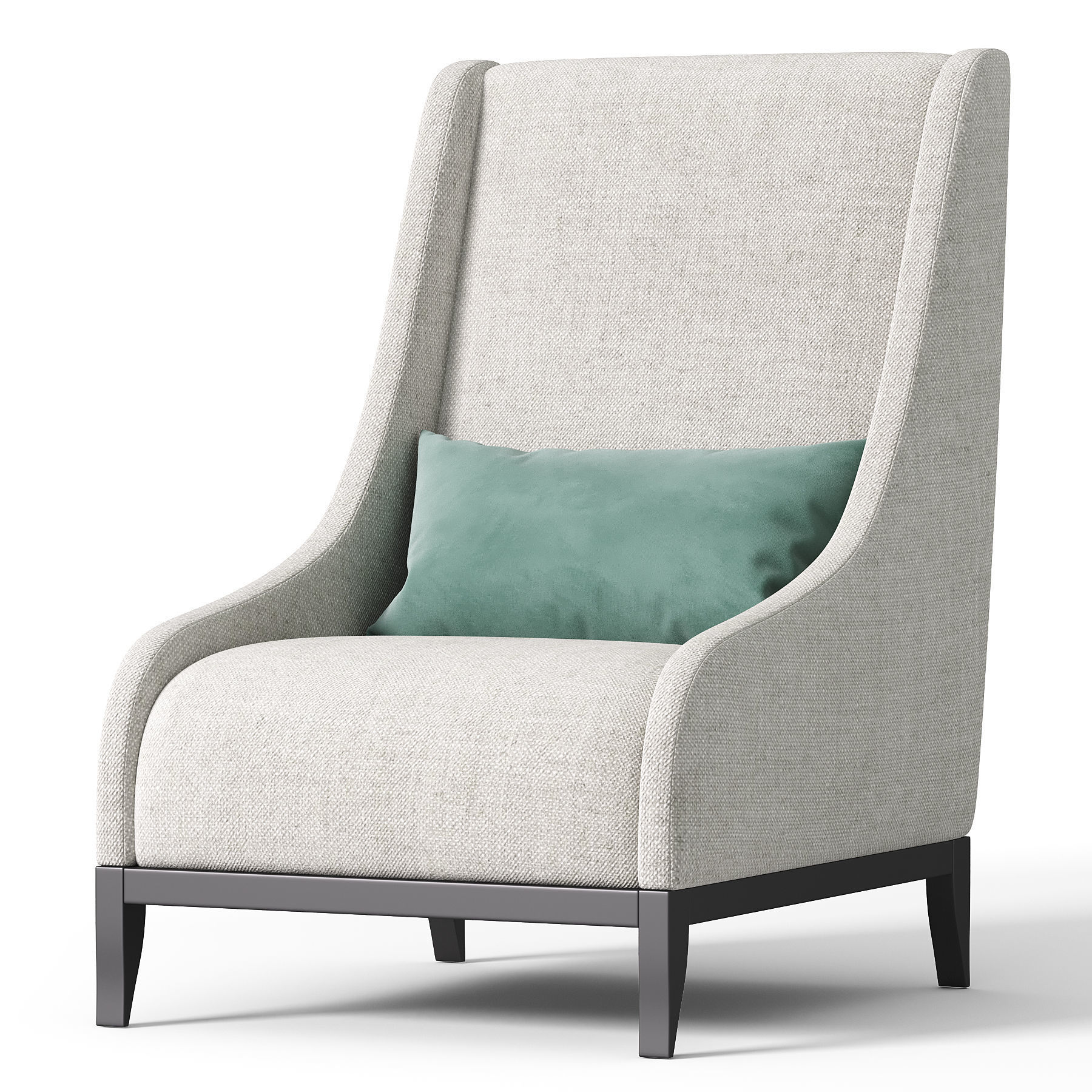 MOHOKO Armchair By CAZARiNA 3D model_1