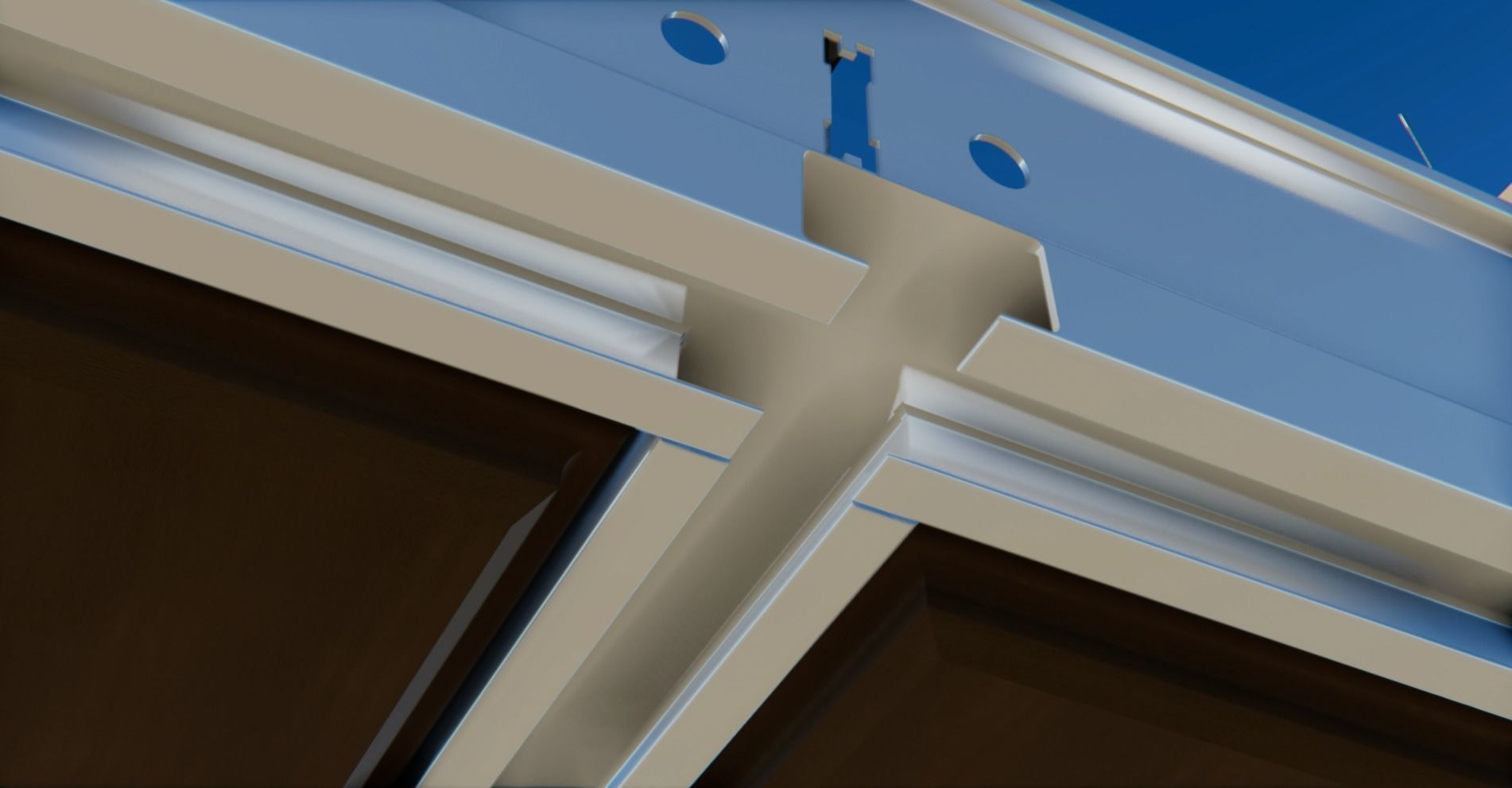 BIM-GC T15 Channel Carrier  Suspended Ceiling From Architect 3D model_14