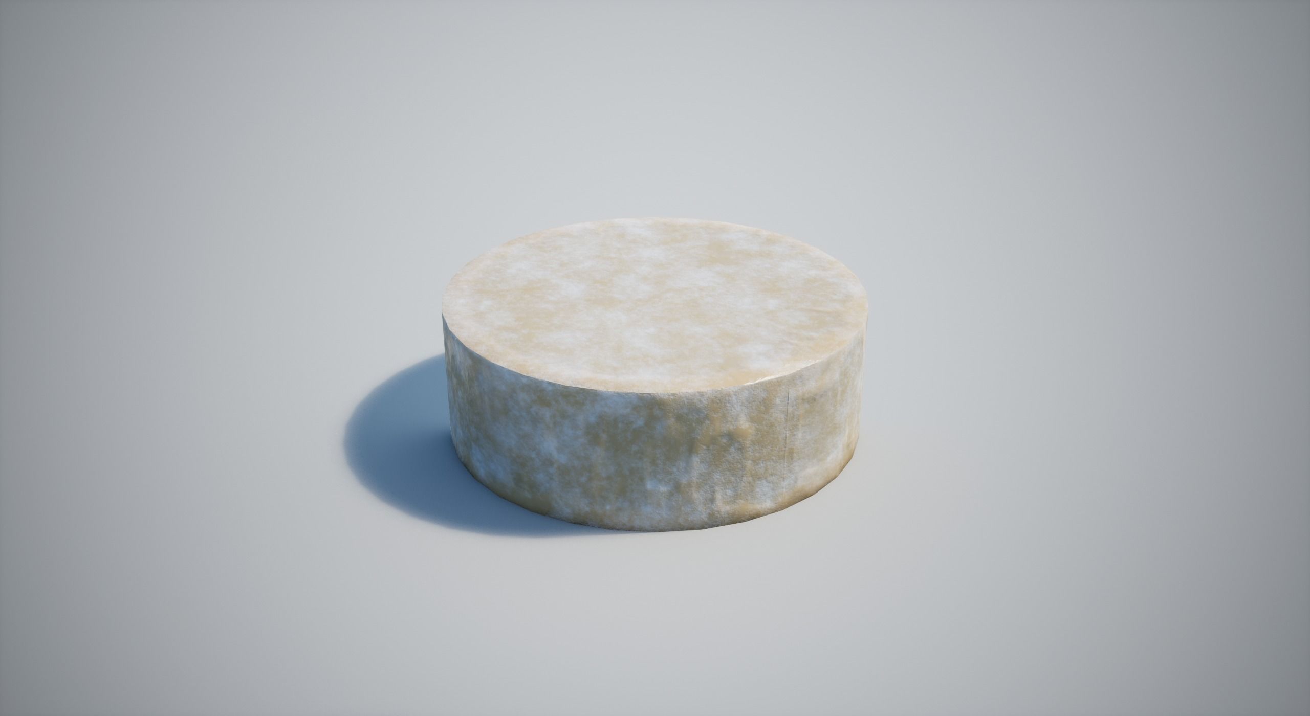 Cheese Low-poly 3D model_8