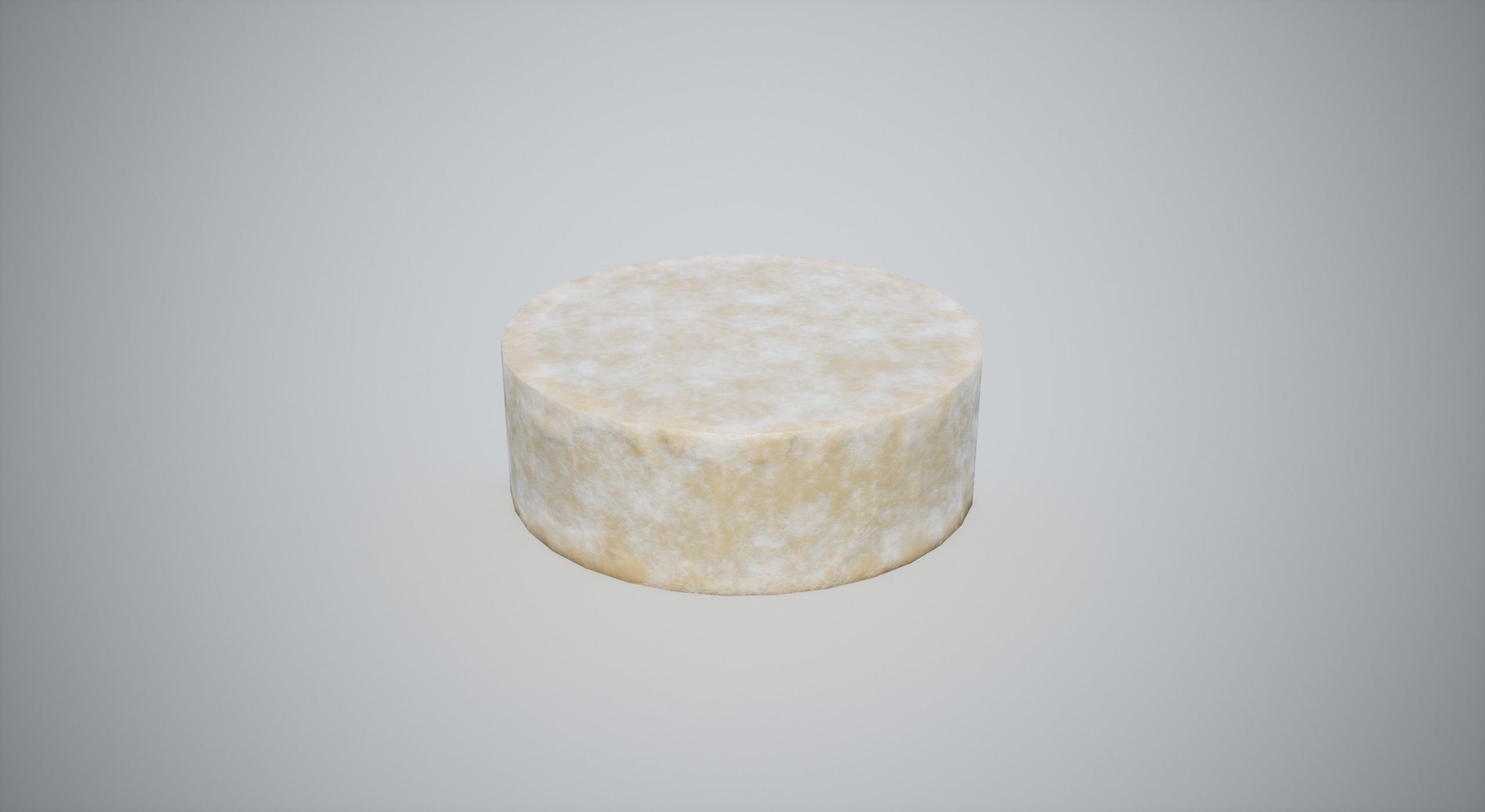 Cheese Low-poly 3D model_6