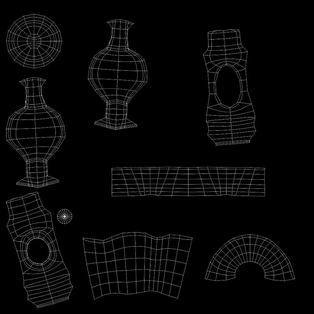 SO 16 Ounce Ballpen Hickory Hammer Low-poly 3D model_26