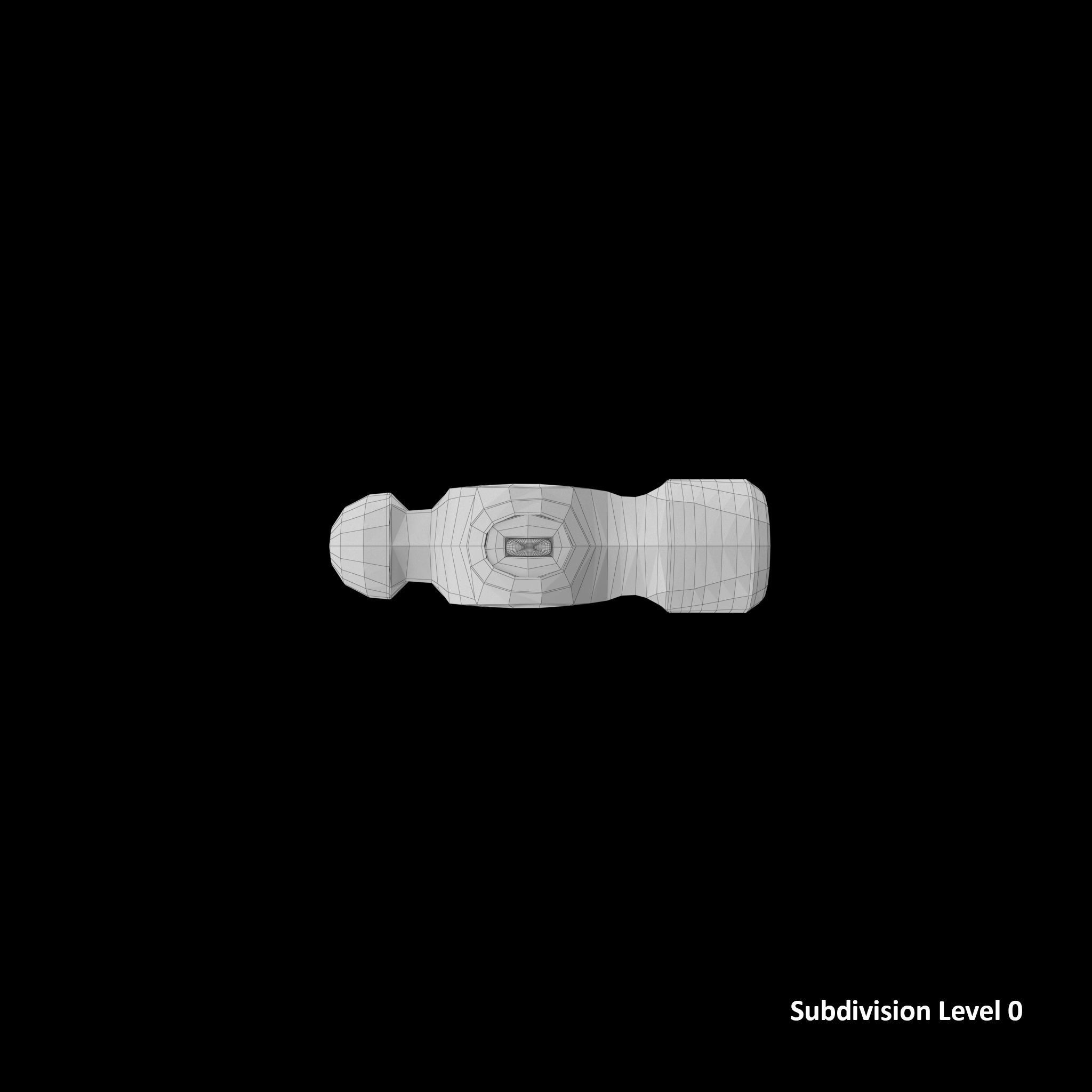 SO 16 Ounce Ballpen Hickory Hammer Low-poly 3D model_20