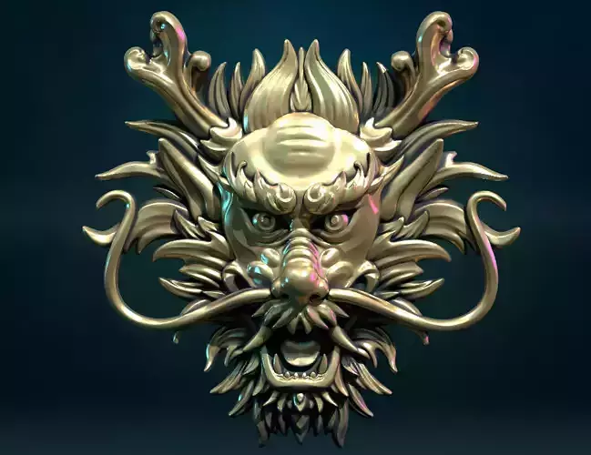 Chinese dragon 3D print model