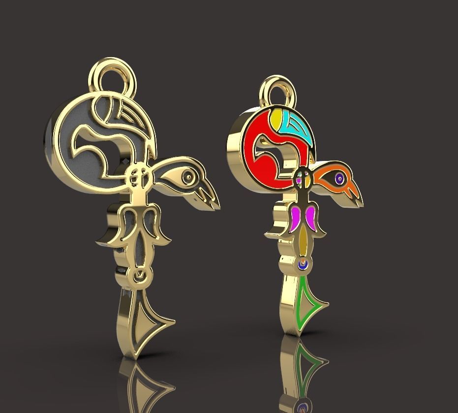 Armenian letters 3D print model_15
