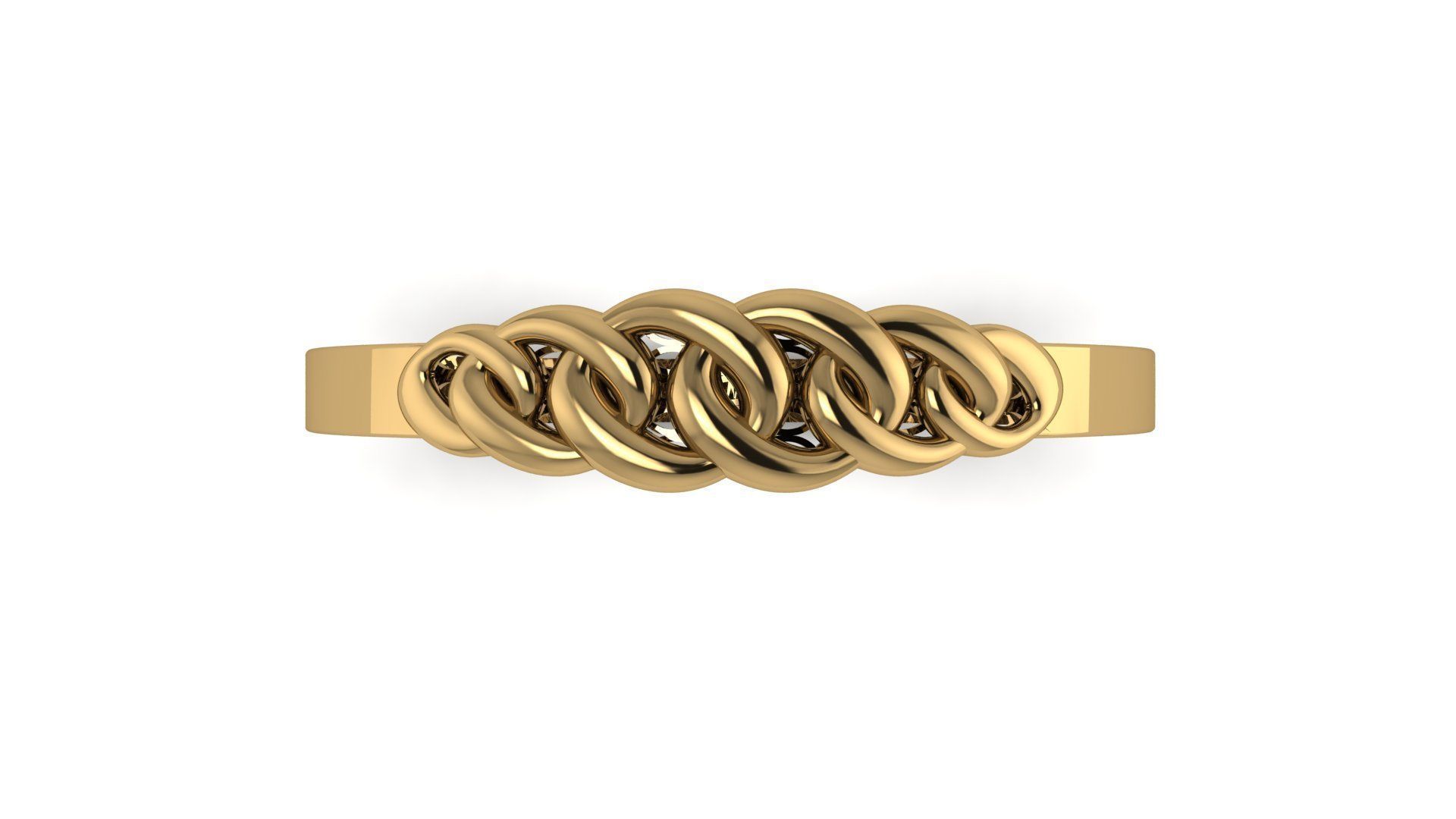Cuban bracelet 3D print model_6