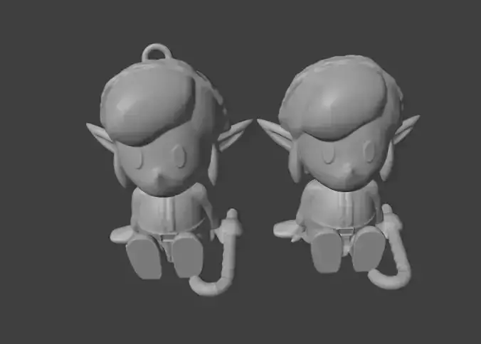 legend of Zelda Christmas link ornament 3d print file 3D print model