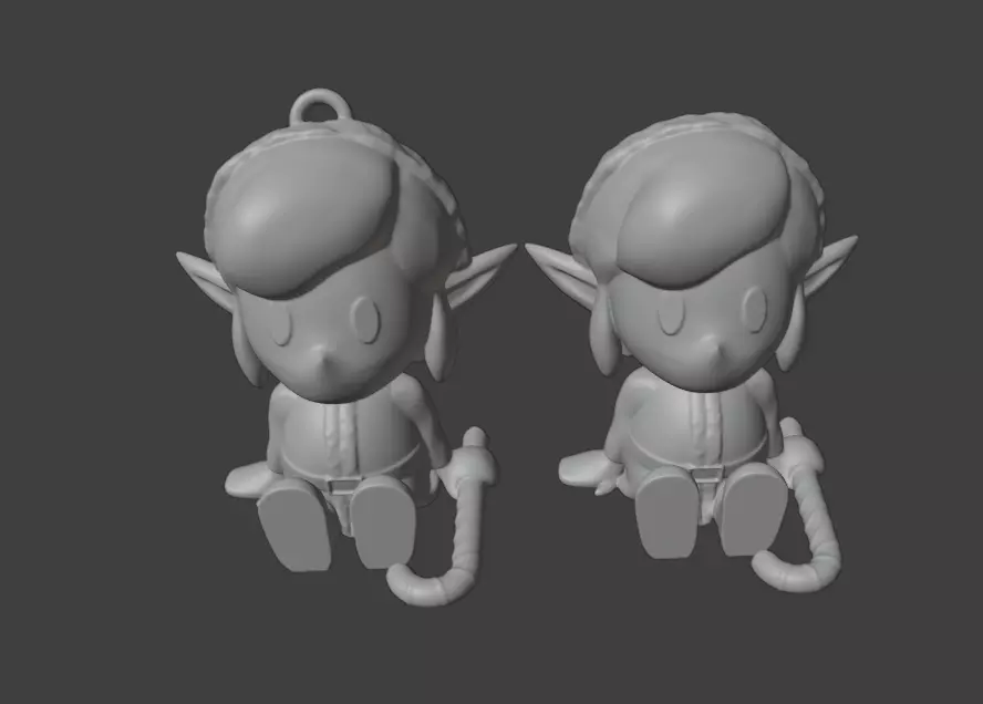 legend of Zelda Christmas link ornament 3d print file 3D print model_0