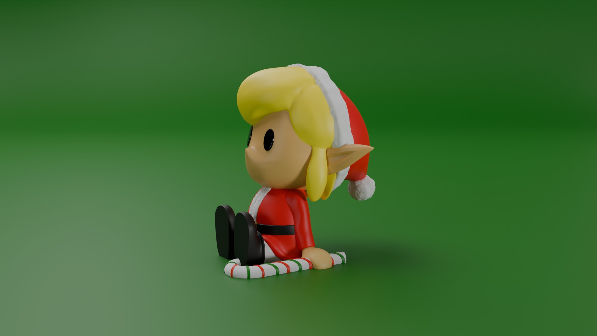 legend of Zelda Christmas link ornament 3d print file 3D print model_5