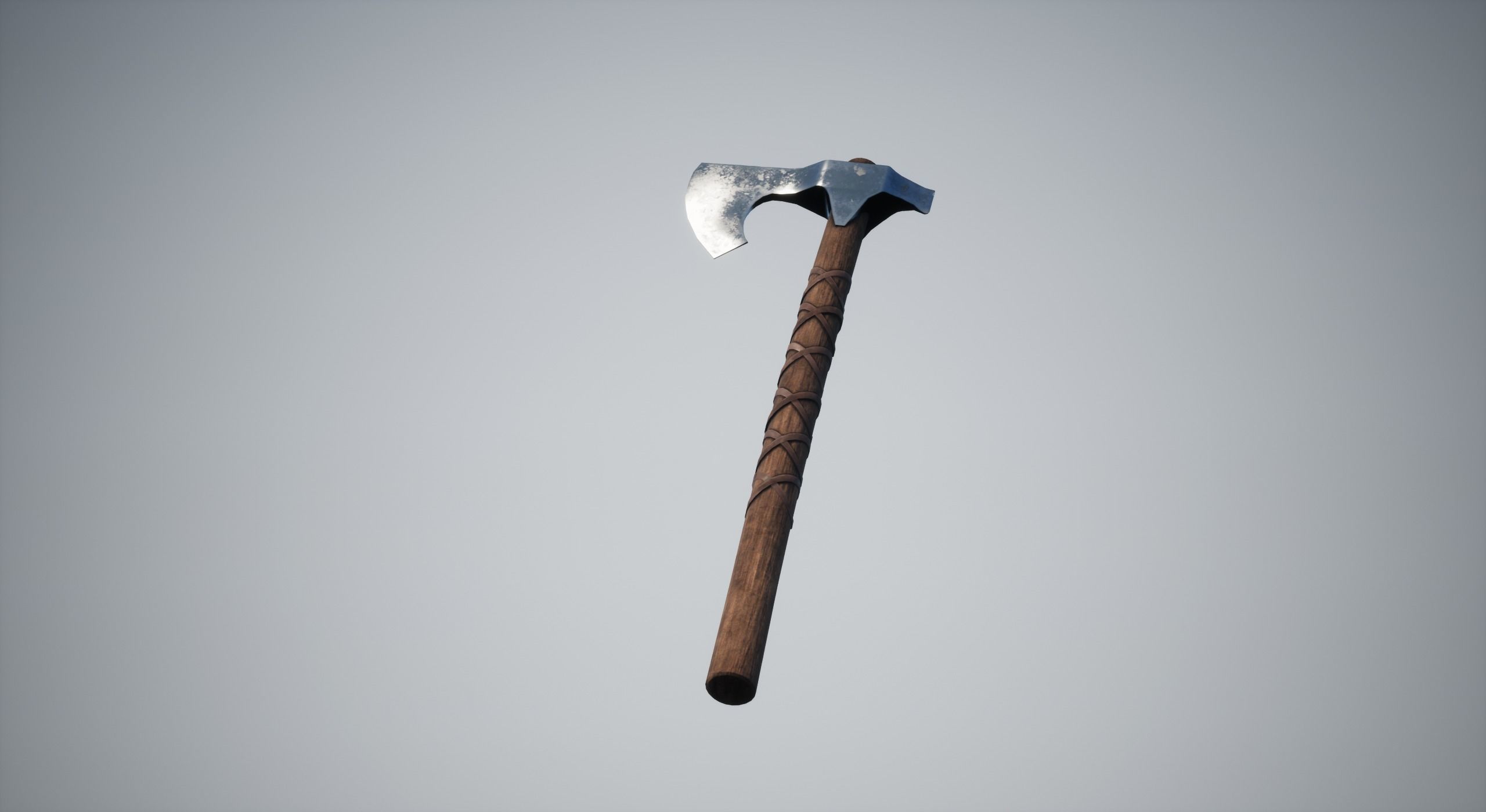 Axe Weapon Low-poly 3D model_6