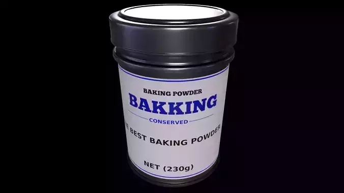 Baking decorations-Baking Powder-GAME READY PBR 