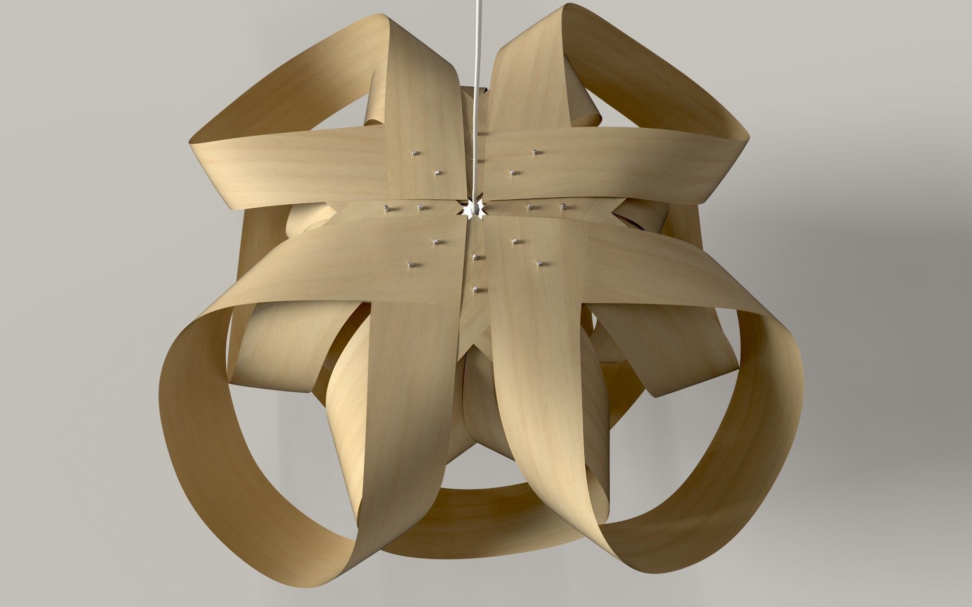 Modern Hanging lamp-PBR 3D model_6
