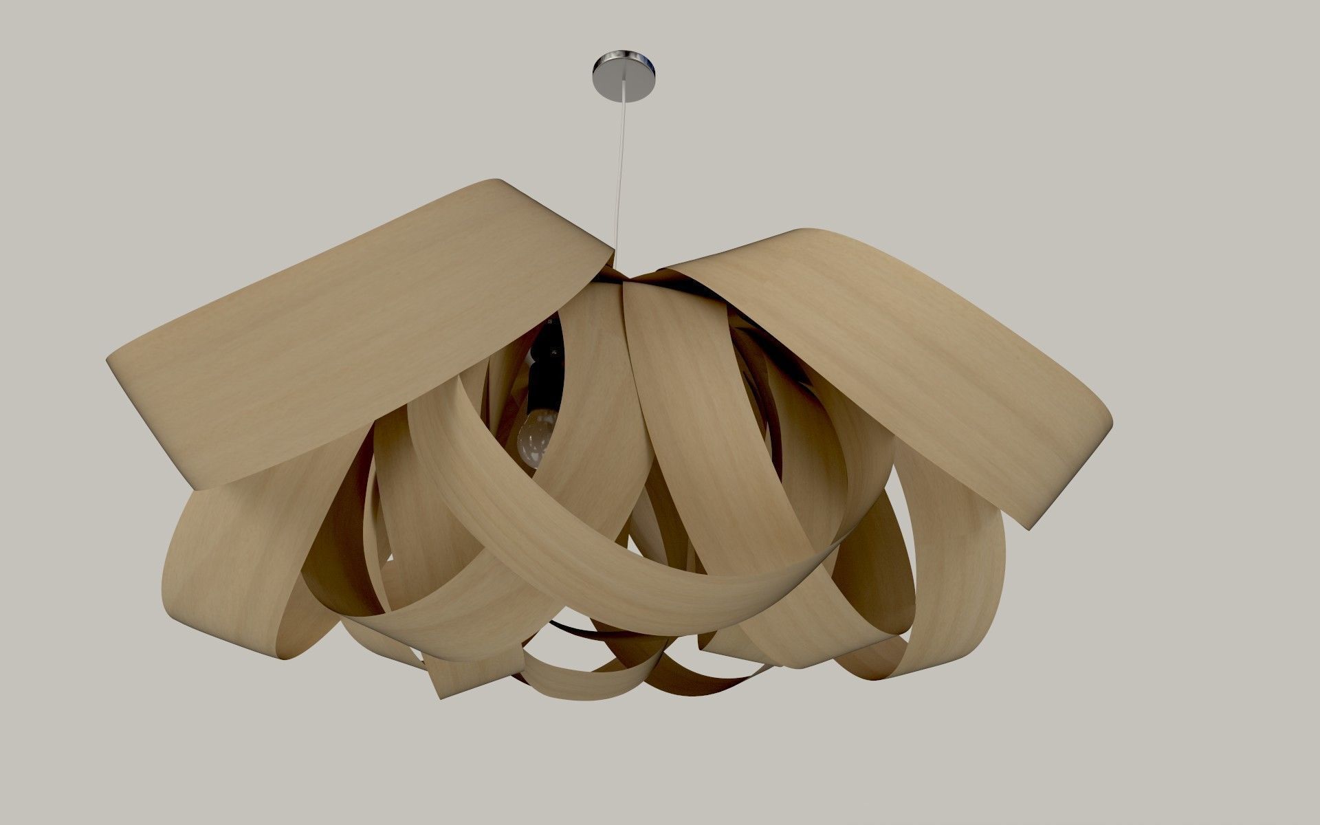 Modern Hanging lamp-PBR 3D model_8