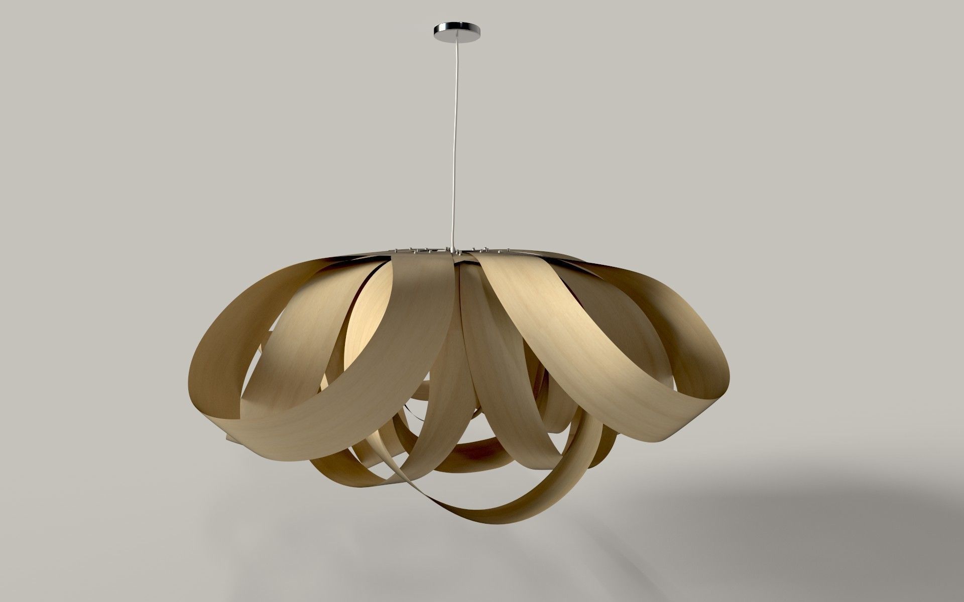 Modern Hanging lamp-PBR 3D model_5