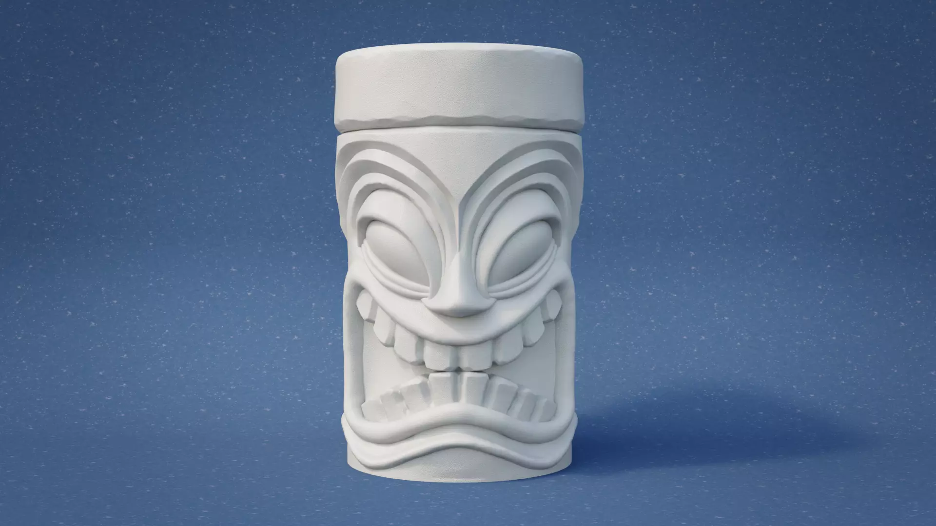 Tiki Totem Pole 3D print model_0