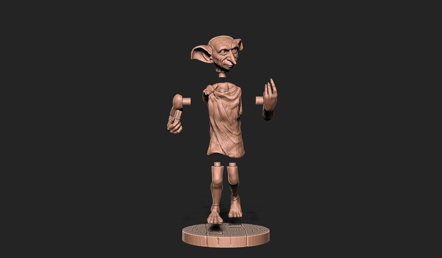 DOBBY HARRY POTTER E 3D print model_1