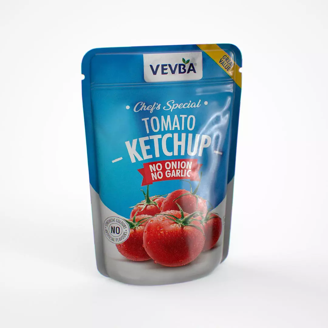 Tomato Ketchup Packet Low-poly 3D model_0