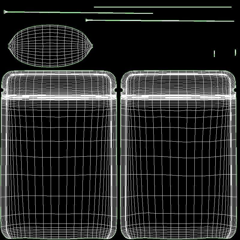 Tomato Ketchup Packet Low-poly 3D model_8