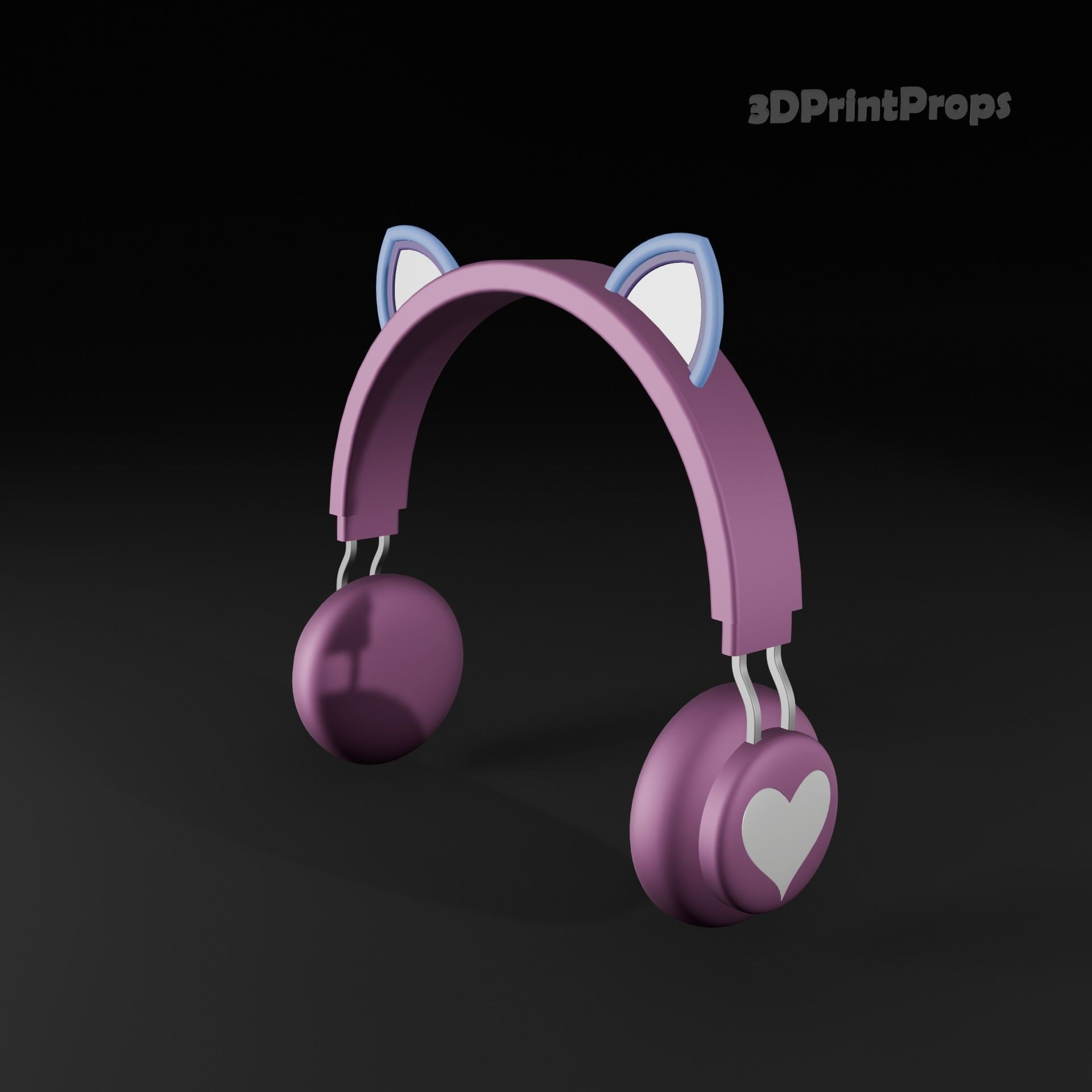 Feng Min Cosplay Headphones  3D print model_6