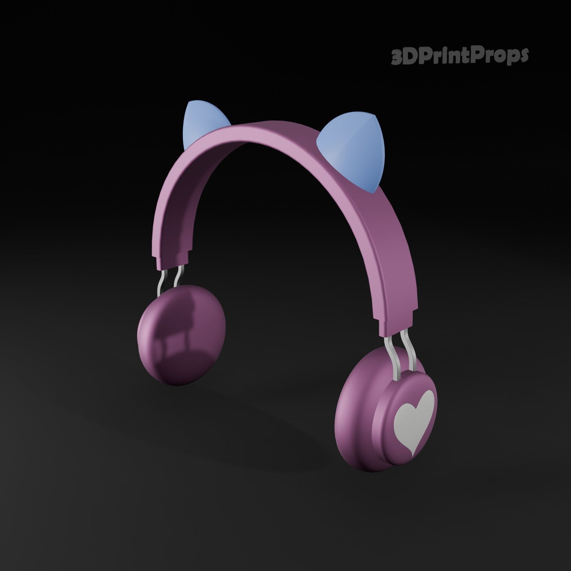 Feng Min Cosplay Headphones  3D print model_4