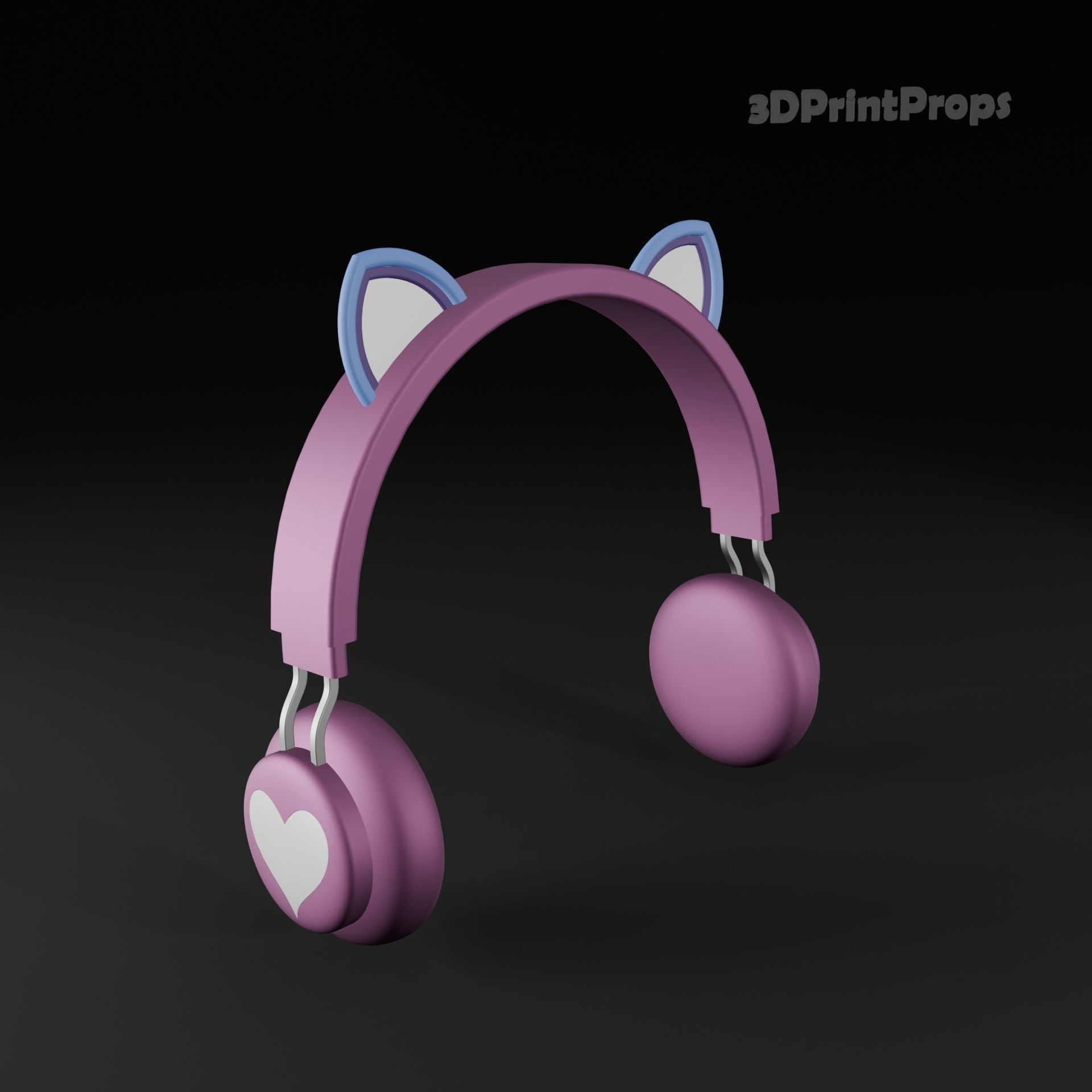 Feng Min Cosplay Headphones  3D print model_2