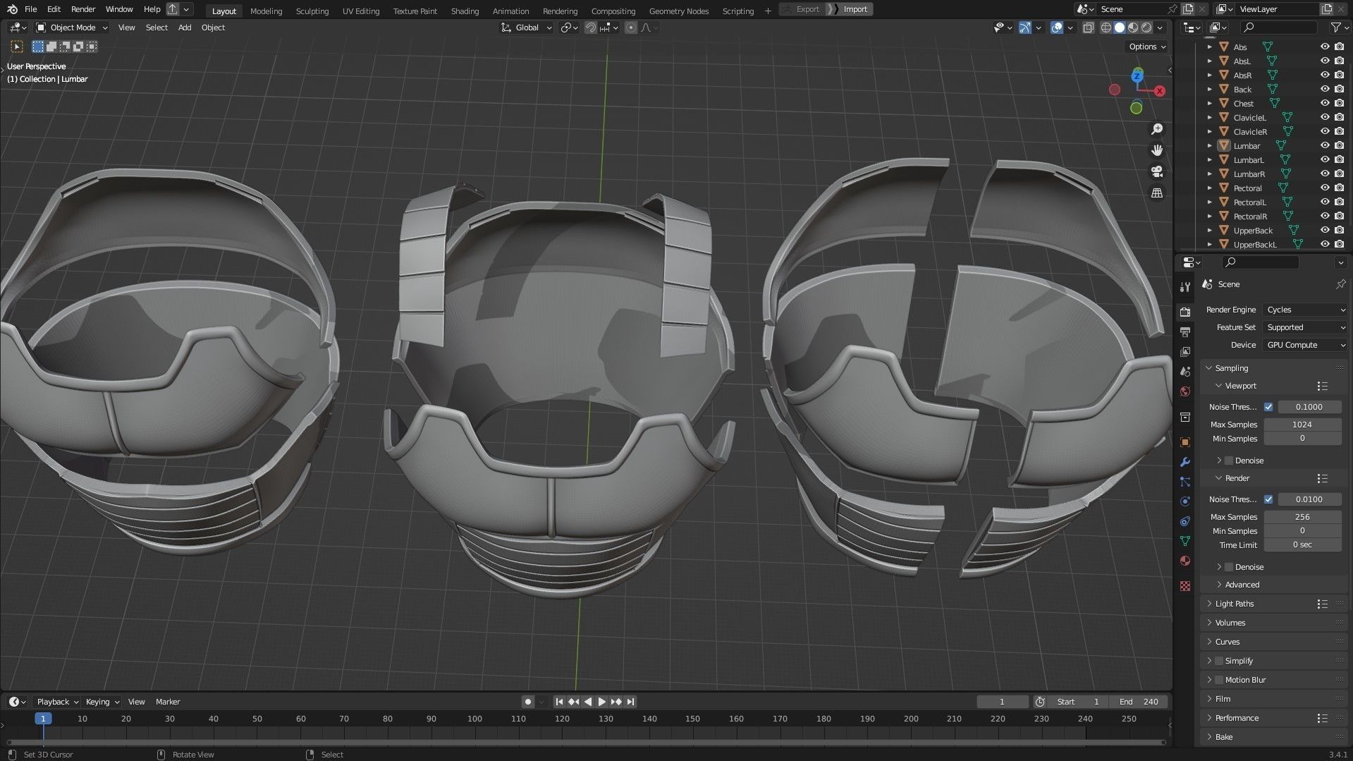 Dragon Ball Vegeta Armor for Cosplay 3D print model_13