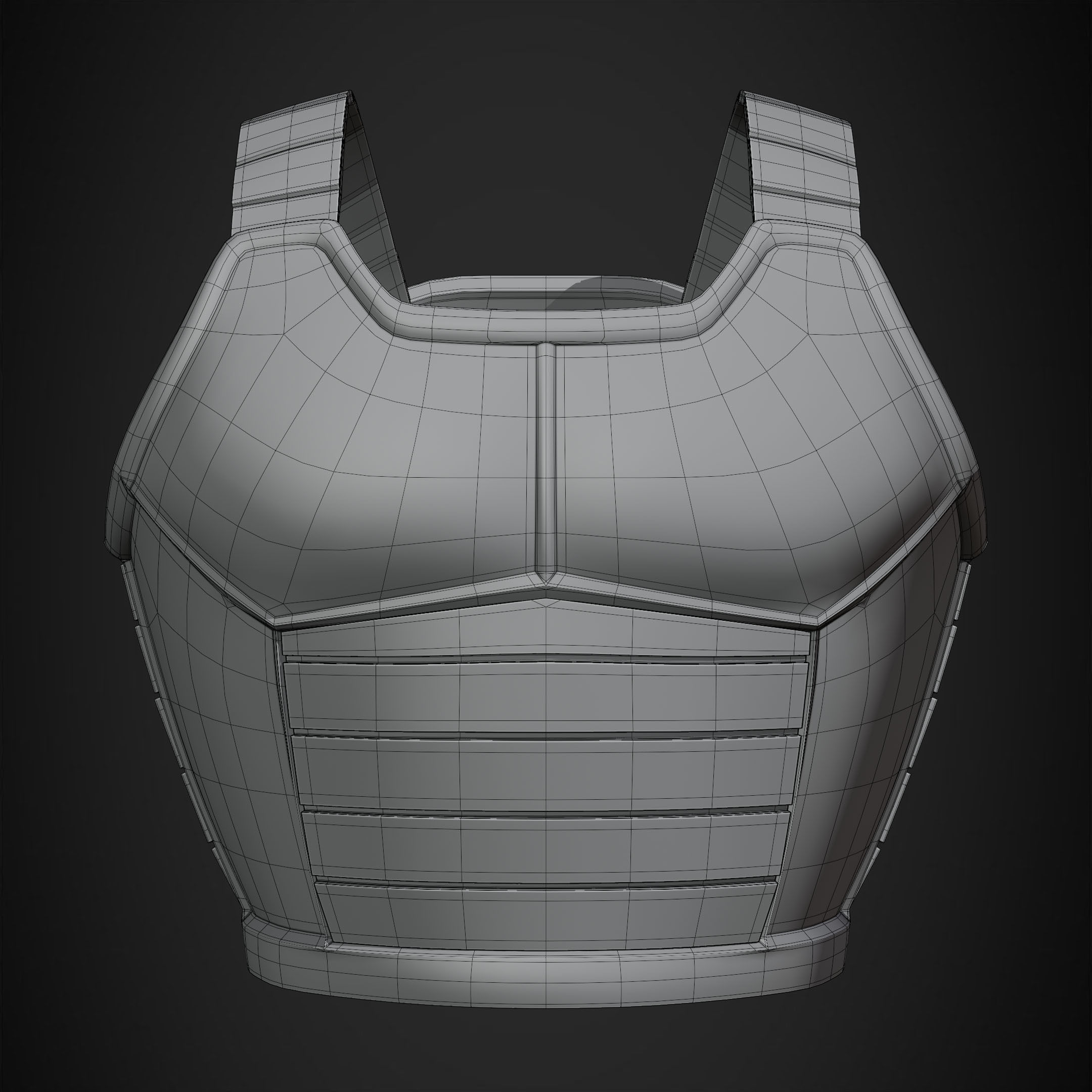 Dragon Ball Vegeta Armor for Cosplay 3D print model_15