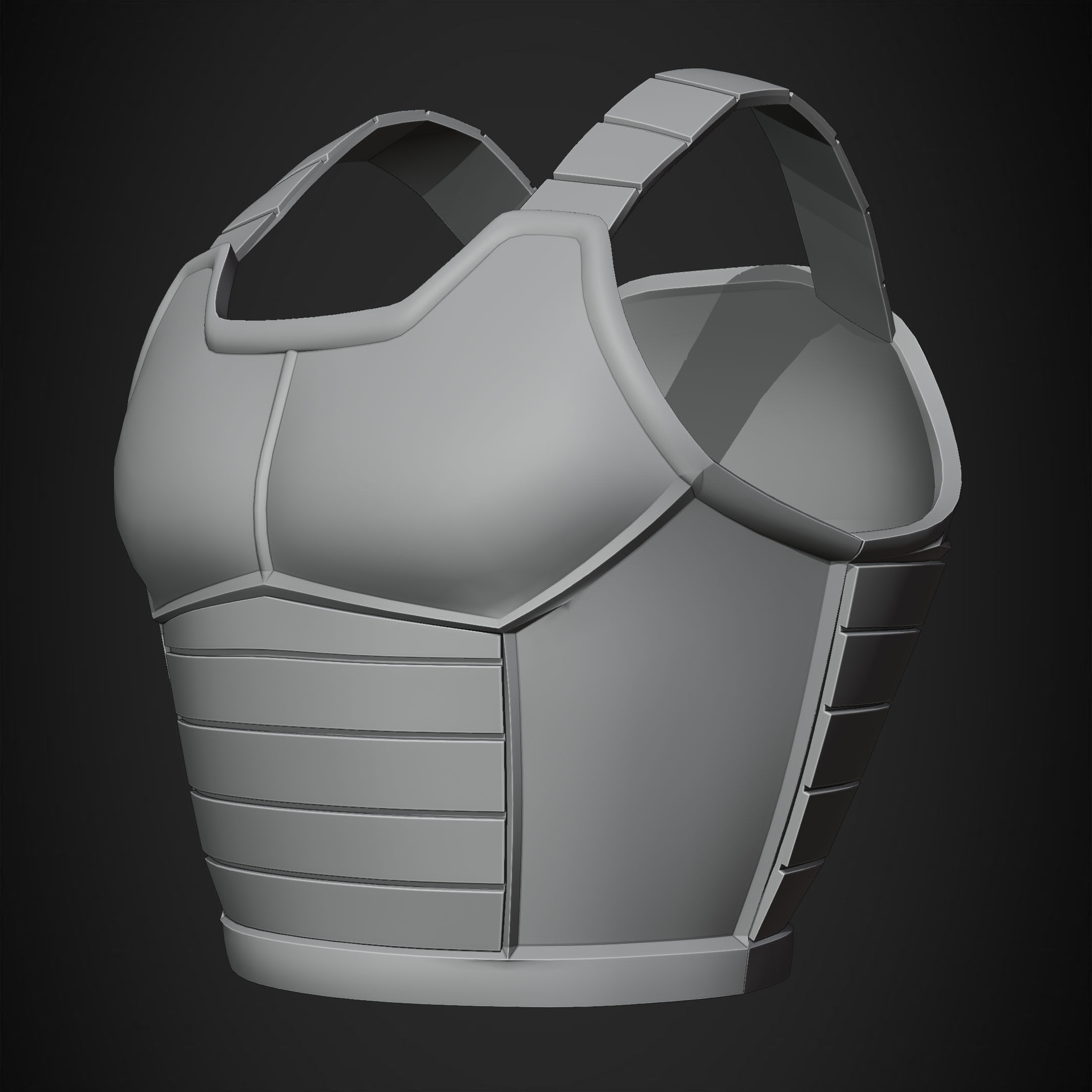 Dragon Ball Vegeta Armor for Cosplay 3D print model_18