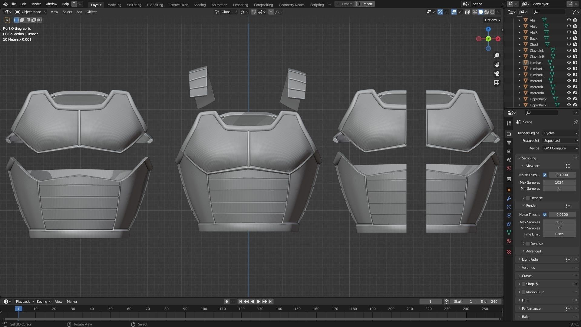 Dragon Ball Vegeta Armor for Cosplay 3D print model_10