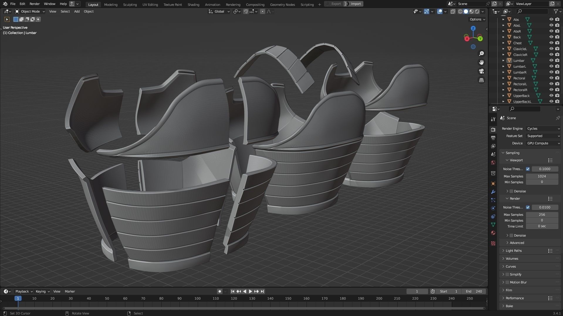 Dragon Ball Vegeta Armor for Cosplay 3D print model_12