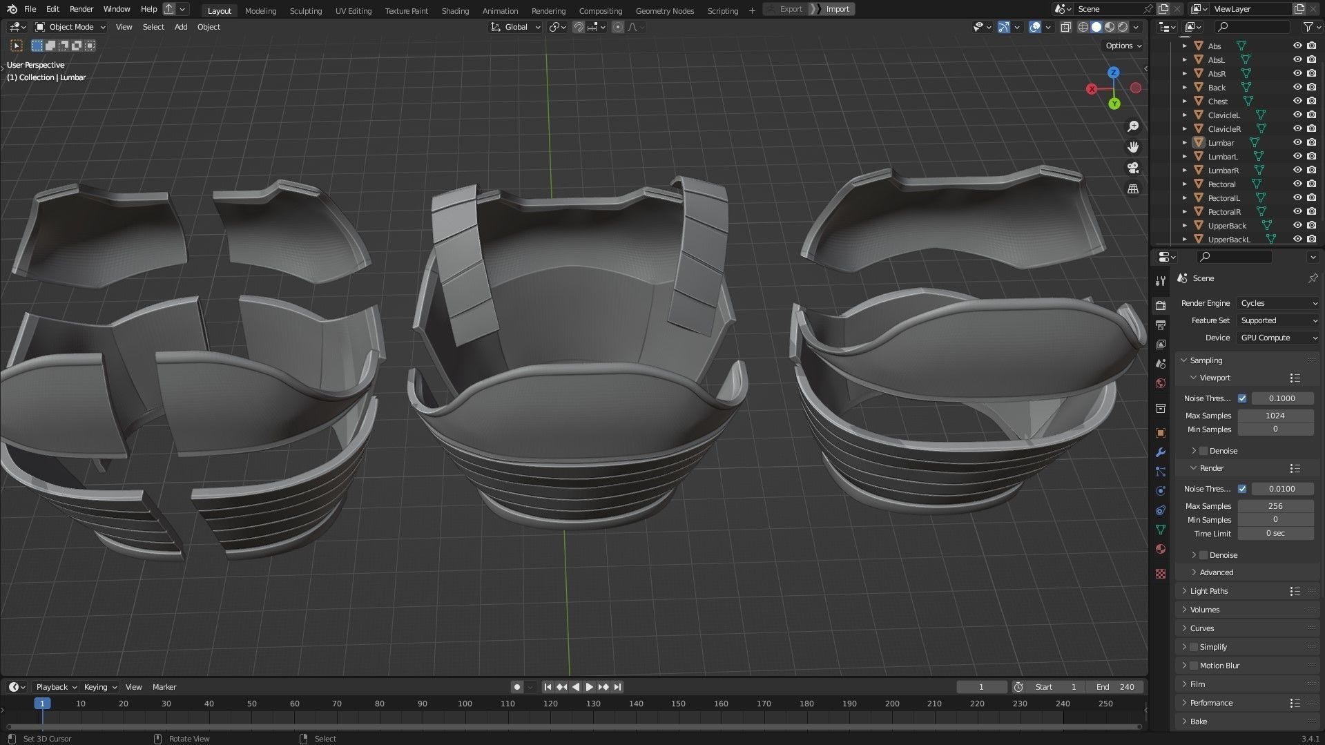 Dragon Ball Vegeta Armor for Cosplay 3D print model_14