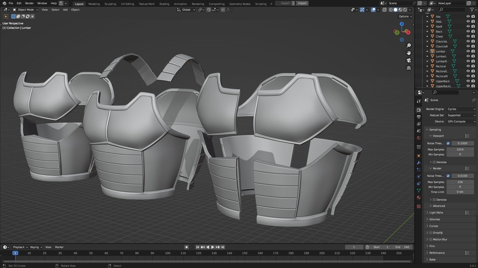 Dragon Ball Vegeta Armor for Cosplay 3D print model_11
