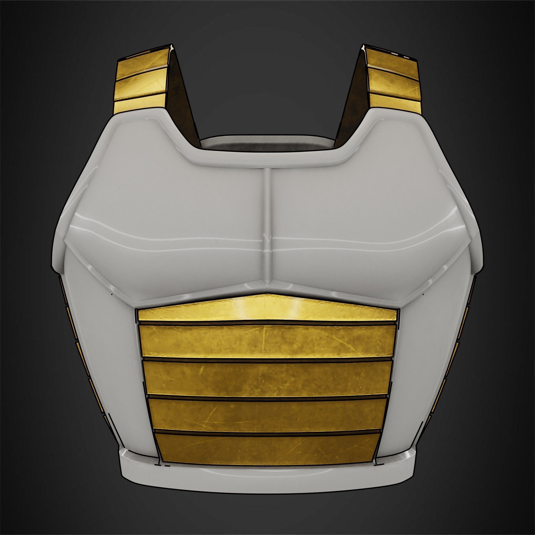 Dragon Ball Vegeta Armor for Cosplay 3D print model_2