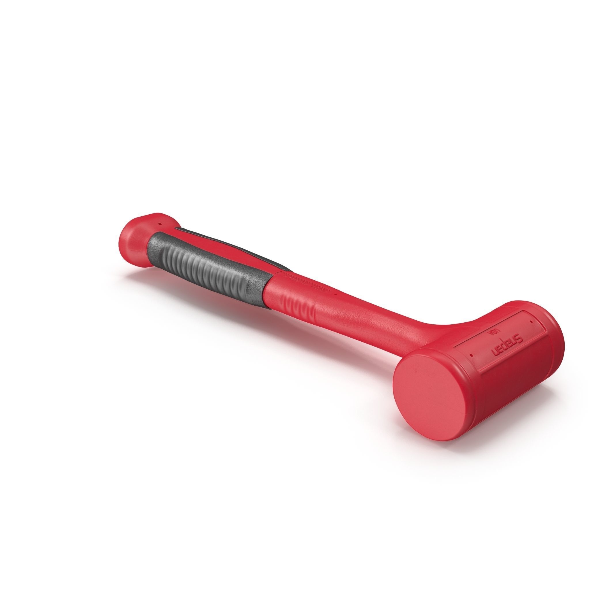 SO 32oz Dead Blow Soft Grip Handle Hammer Low-poly 3D model_1