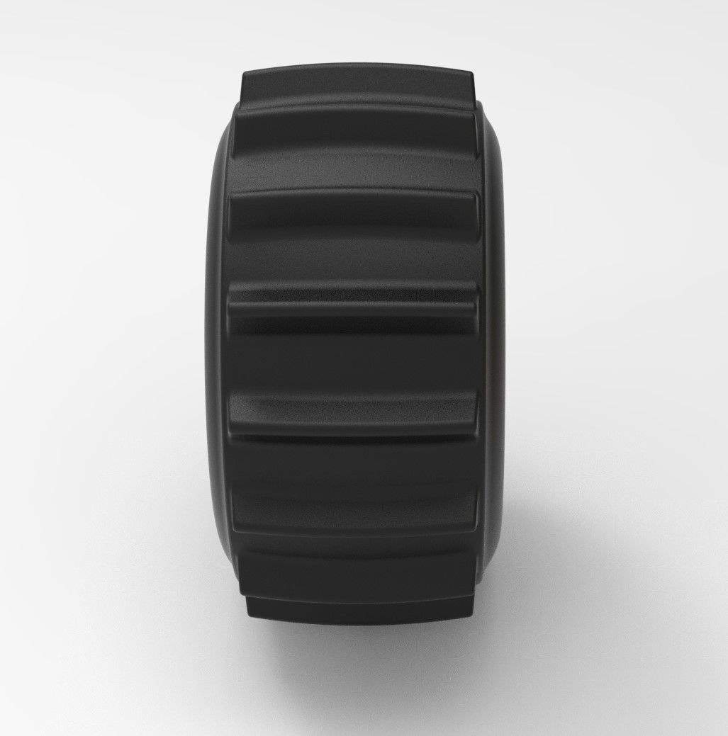 Mold for diecast dirt dragster rear tire 7 Scale 1 to 25 3D print model_6