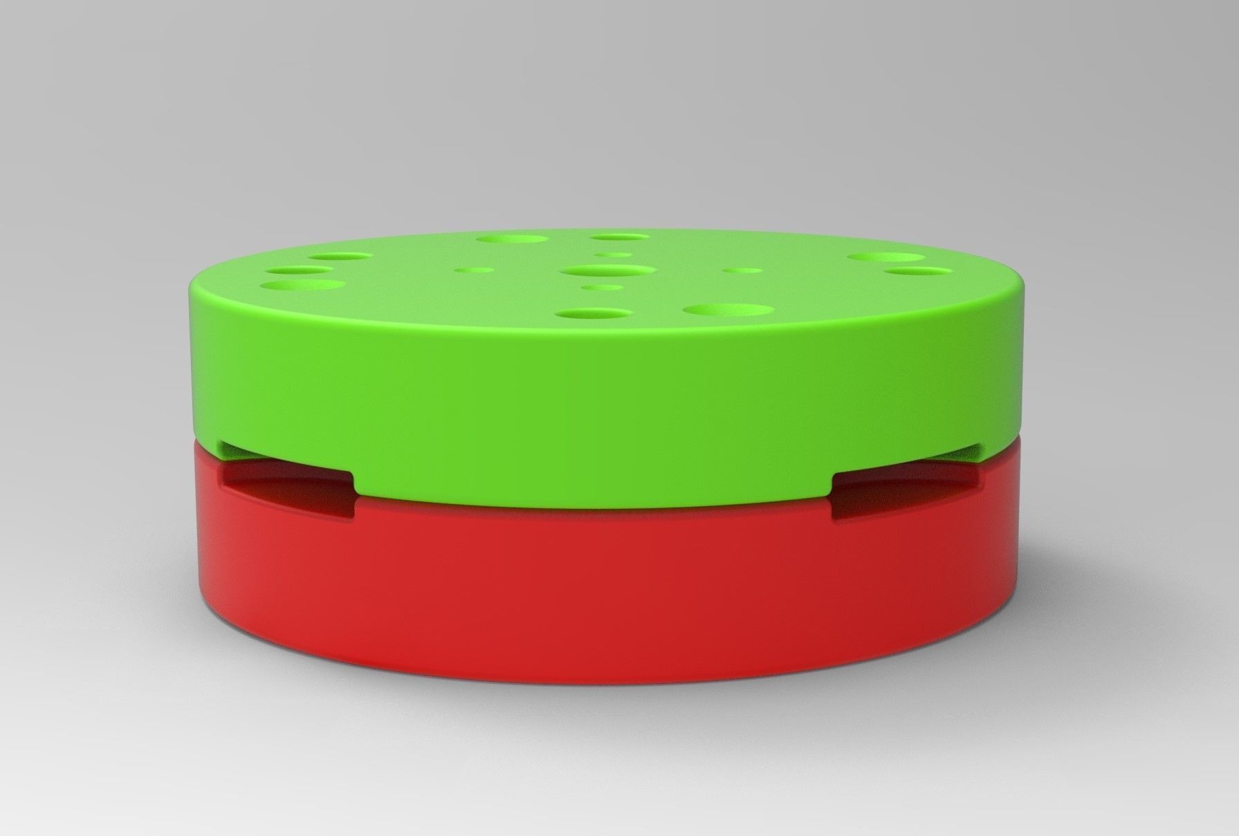 Mold for diecast dirt dragster rear tire 7 Scale 1 to 25 3D print model_3