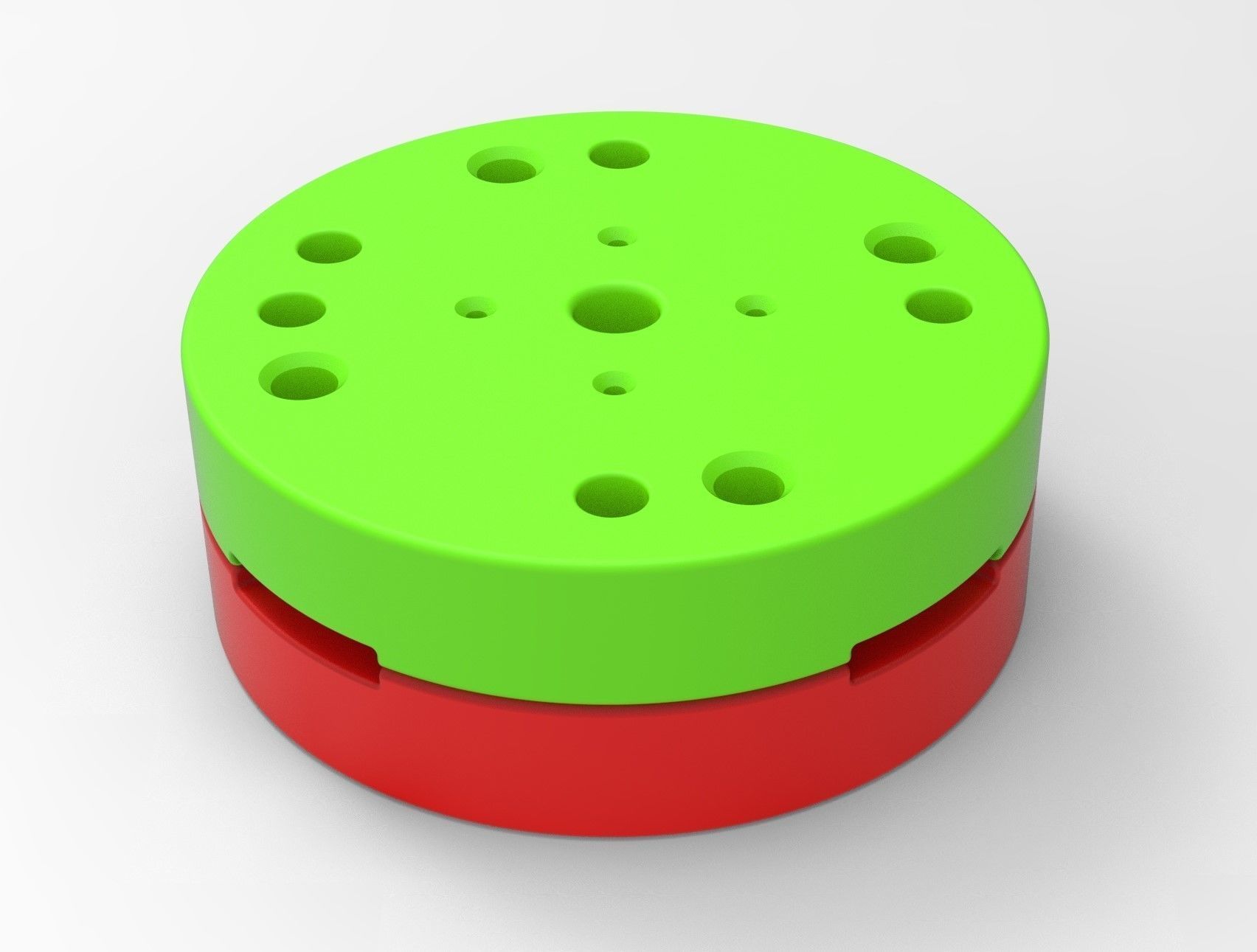 Mold for diecast dirt dragster rear tire 7 Scale 1 to 25 3D print model_2