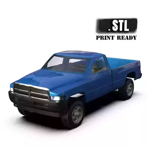 Dodge frame short Pickup 1500 Regular cab vehicle stl 3D print model