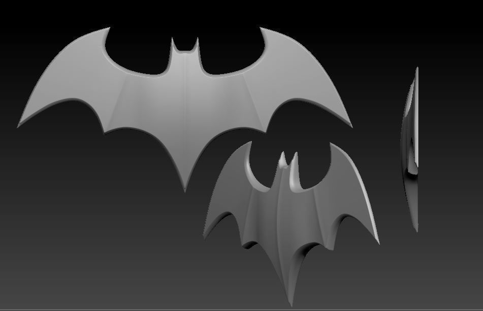Batman Insignia 3D print model_1