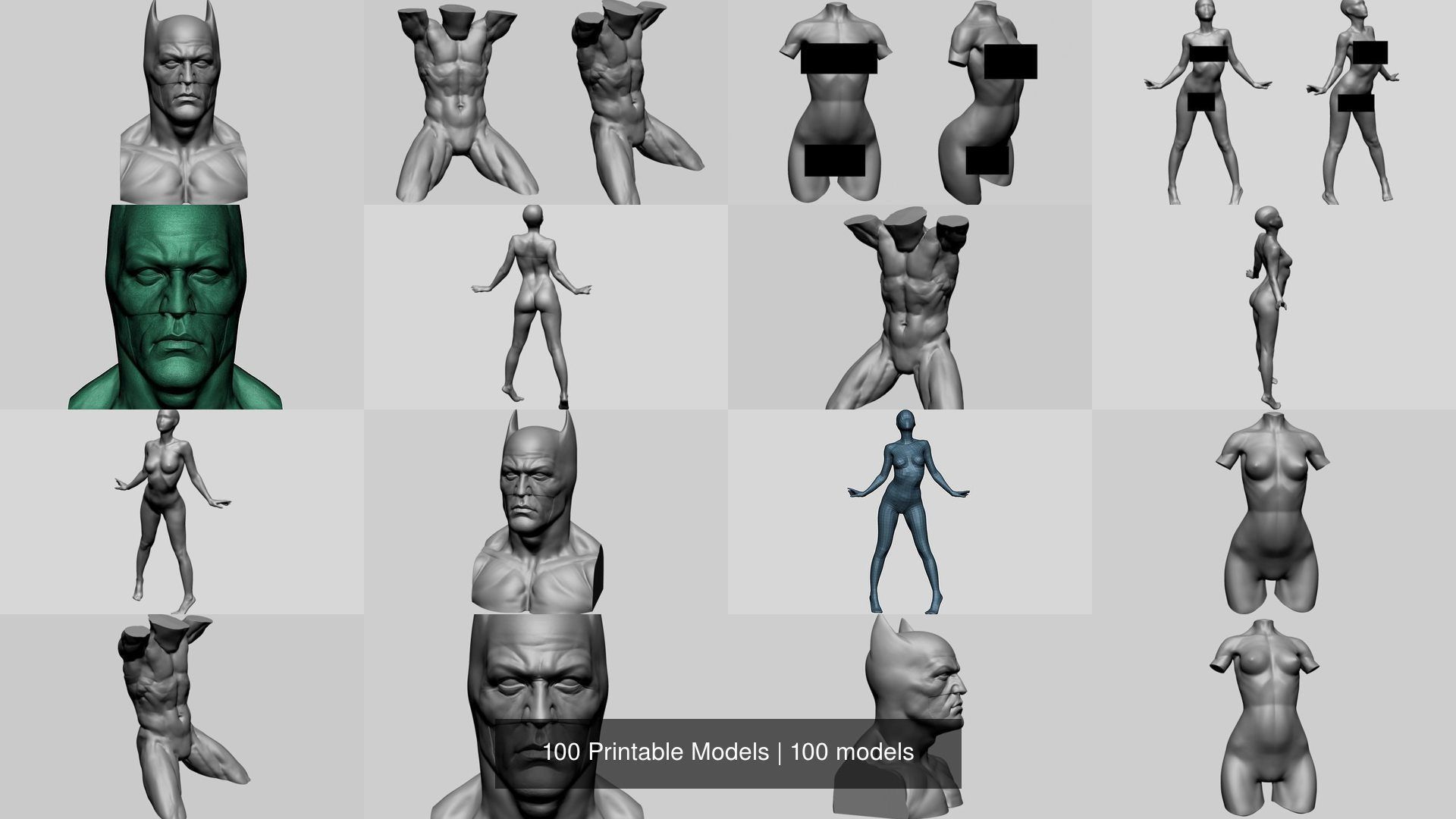 100 Printable Models 3D Model Collection_12