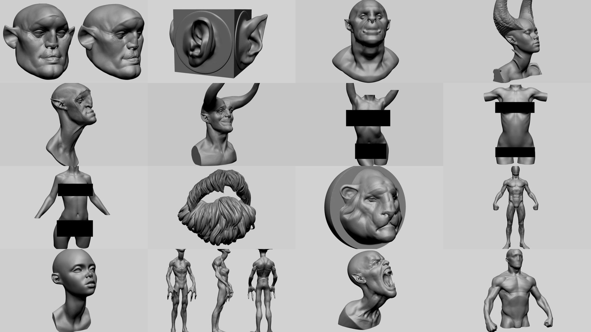 100 Printable Models 3D Model Collection_1