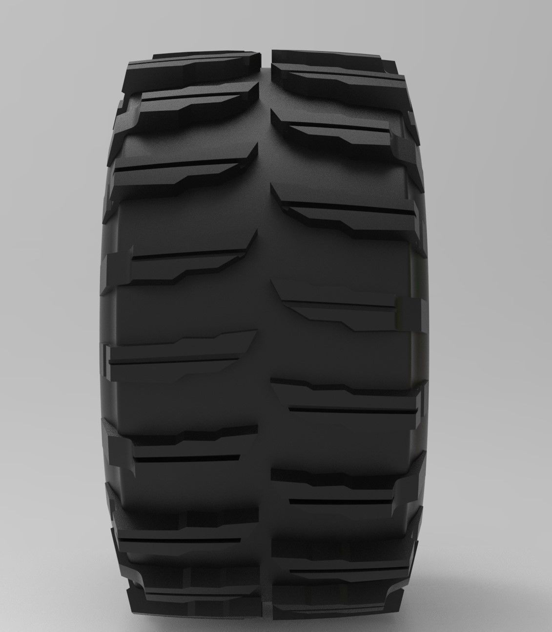 Mold for diecast dirt dragster rear tire 10 Scale 1 to 25 3D print model_6