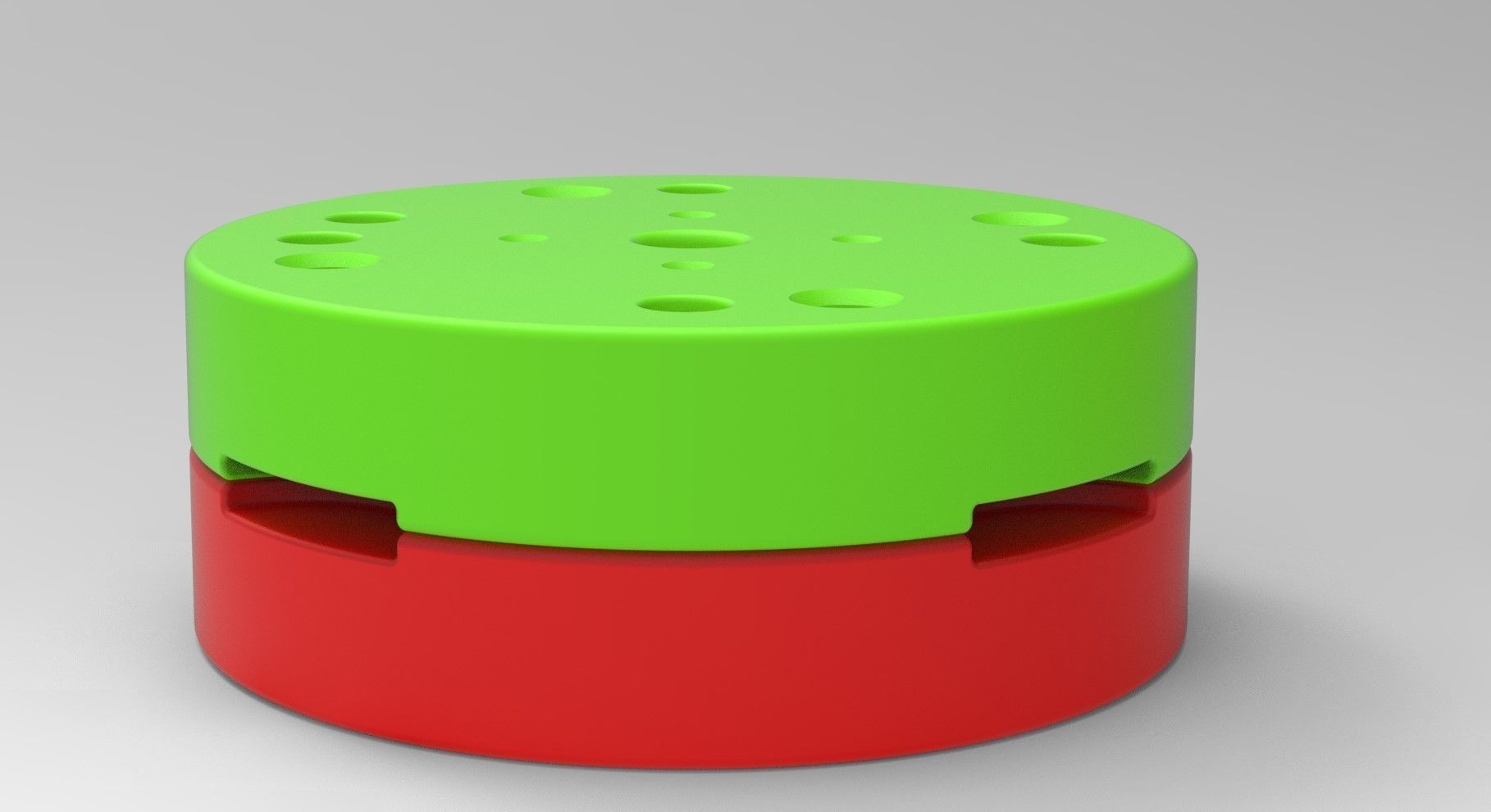 Mold for diecast dirt dragster rear tire 10 Scale 1 to 25 3D print model_3